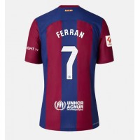 Echipament fotbal Barcelona Ferran Torres #7 Tricou Acasa 2023-24 pentru femei maneca scurta